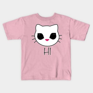 Hi cat l l Kids T-Shirt